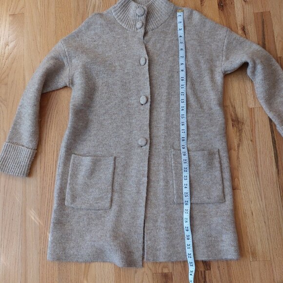 Ellen Tracy Long Knit Sweater Cardigan Coat - Picture 11 of 15